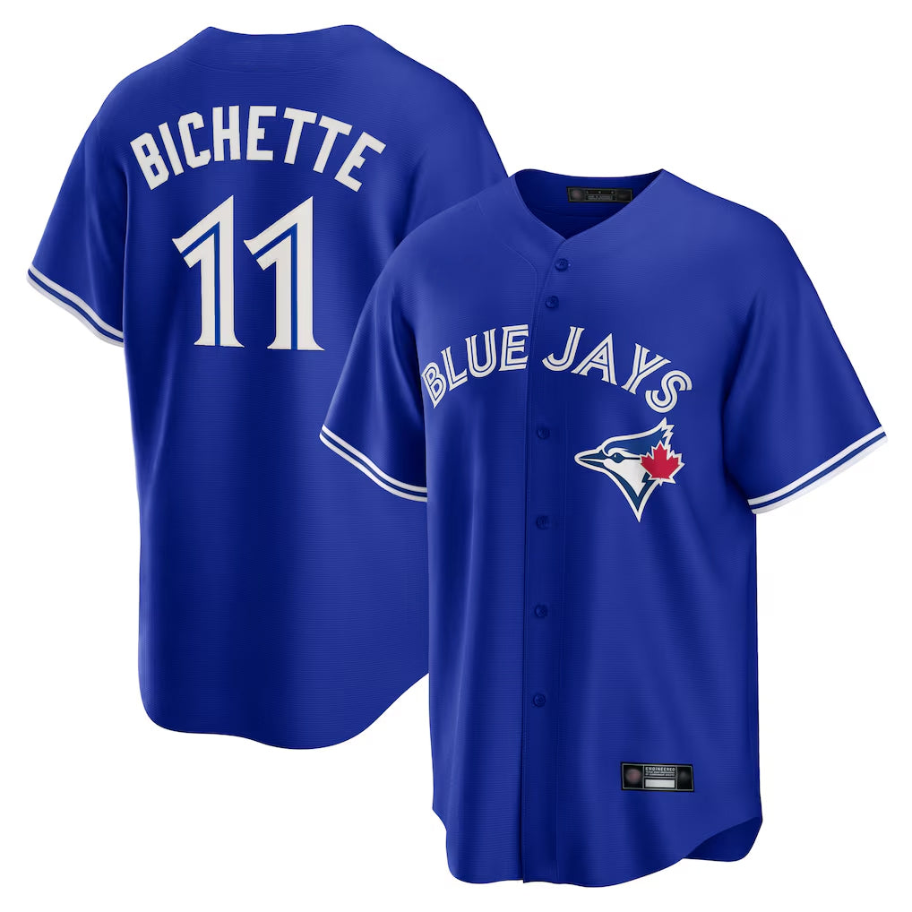 MATTH T.Blue Jays #11 Bo Bichette Player Blue Rush Limited Stitched Jerseys
