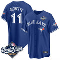 MATTH T.Blue Jays #11 Bo Bichette Player Royal 2025 World Series Limited Home Stitched Jerseys