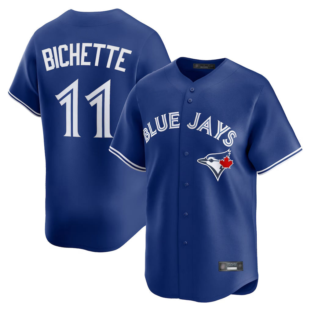 MATTH T.Blue Jays #11 Bo Bichette Player Royal Limited Home Stitched Jerseys