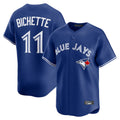 MATTH T.Blue Jays #11 Bo Bichette Player Royal Limited Home Stitched Jerseys