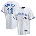 MATTH T.Blue Jays #11 Bo Bichette Player White Home Limited Stitched Jerseys
