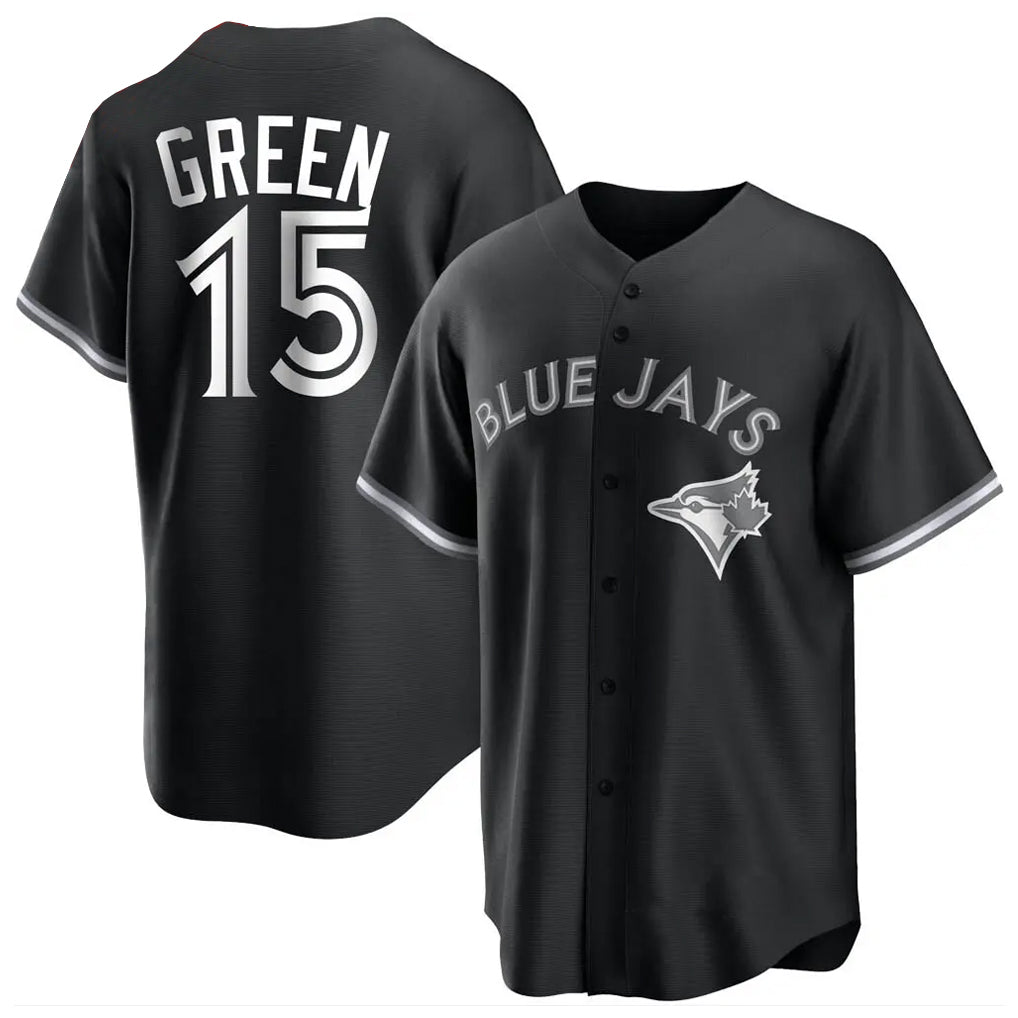 MATTH T.Blue Jays #15 Chad Green Player Black City Connect Limited Stitched Jerseys