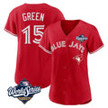 MATTH T.Blue Jays #15 Chad Green Player Red 2025 World Series Limited Stitched Jerseys