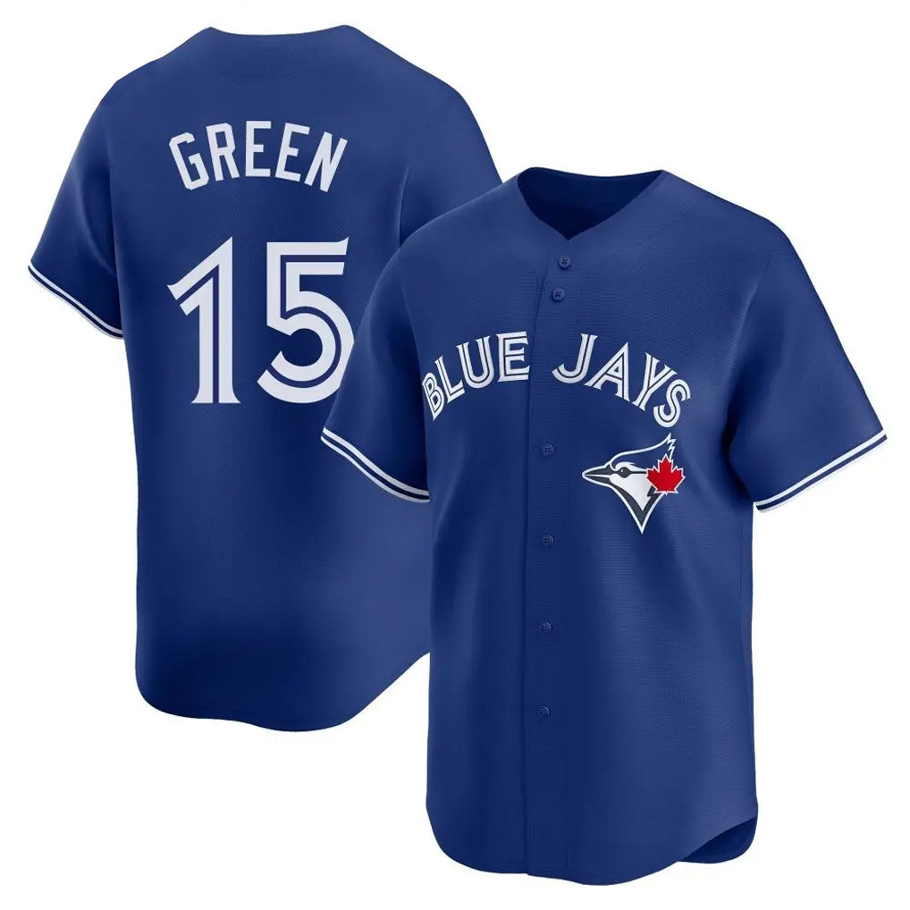 MATTH T.Blue Jays #15 Chad Green Player Royal Home Limited Stitched Jerseys
