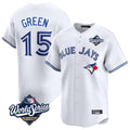 MATTH T.Blue Jays #15 Chad Green Player White 2025 World Series Limited Stitched Jerseys
