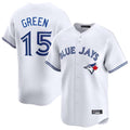 MATTH T.Blue Jays #15 Chad Green Player White Home Limited Stitched Jerseys