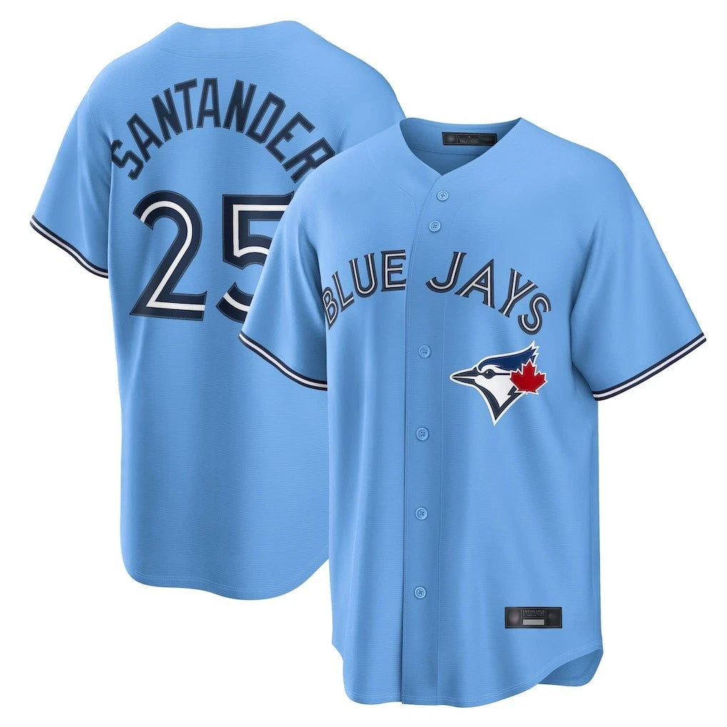MATTH T.Blue Jays #25 Anthony Santander Player Blue Home Limited Stitched Jerseys