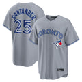 MATTH T.Blue Jays #25 Anthony Santander Player Gray Home Limited Stitched Jerseys