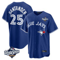 MATTH T.Blue Jays #25 Anthony Santander Player Navy 2025 World Series Home Limited Stitched Jerseys