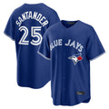 MATTH T.Blue Jays #25 Anthony Santander Player Navy Home Limited Stitched Jerseys