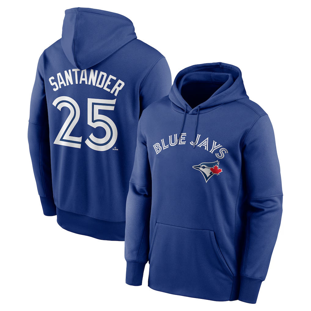 MATTH T.Blue Jays #25 Anthony Santander Player Royal Performance Pullover Hoodie
