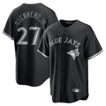 MATTH T.Blue Jays #27 Vladimir Guerrero Jr Player Black City Connect Limited Stitched Jerseys