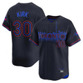 MATTH T.Blue Jays #30 Alejandro Kirk Player Black City Connect Stitched Jerseys