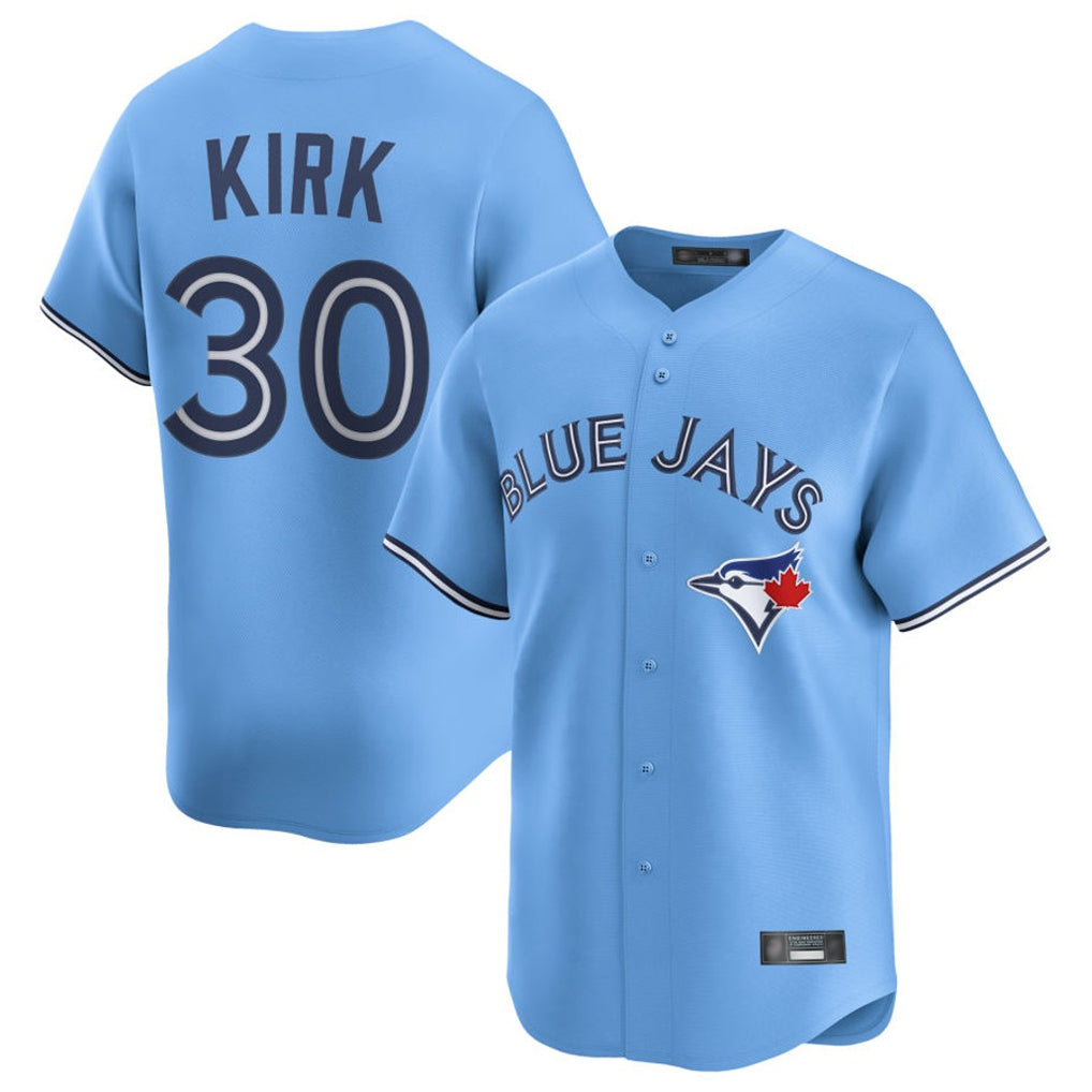 MATTH T.Blue Jays #30 Alejandro Kirk Player Blue Home Limited Stitched Jerseys