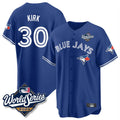MATTH T.Blue Jays #30 Alejandro Kirk Player Royal 2025 World Series Limited Stitched Jerseys