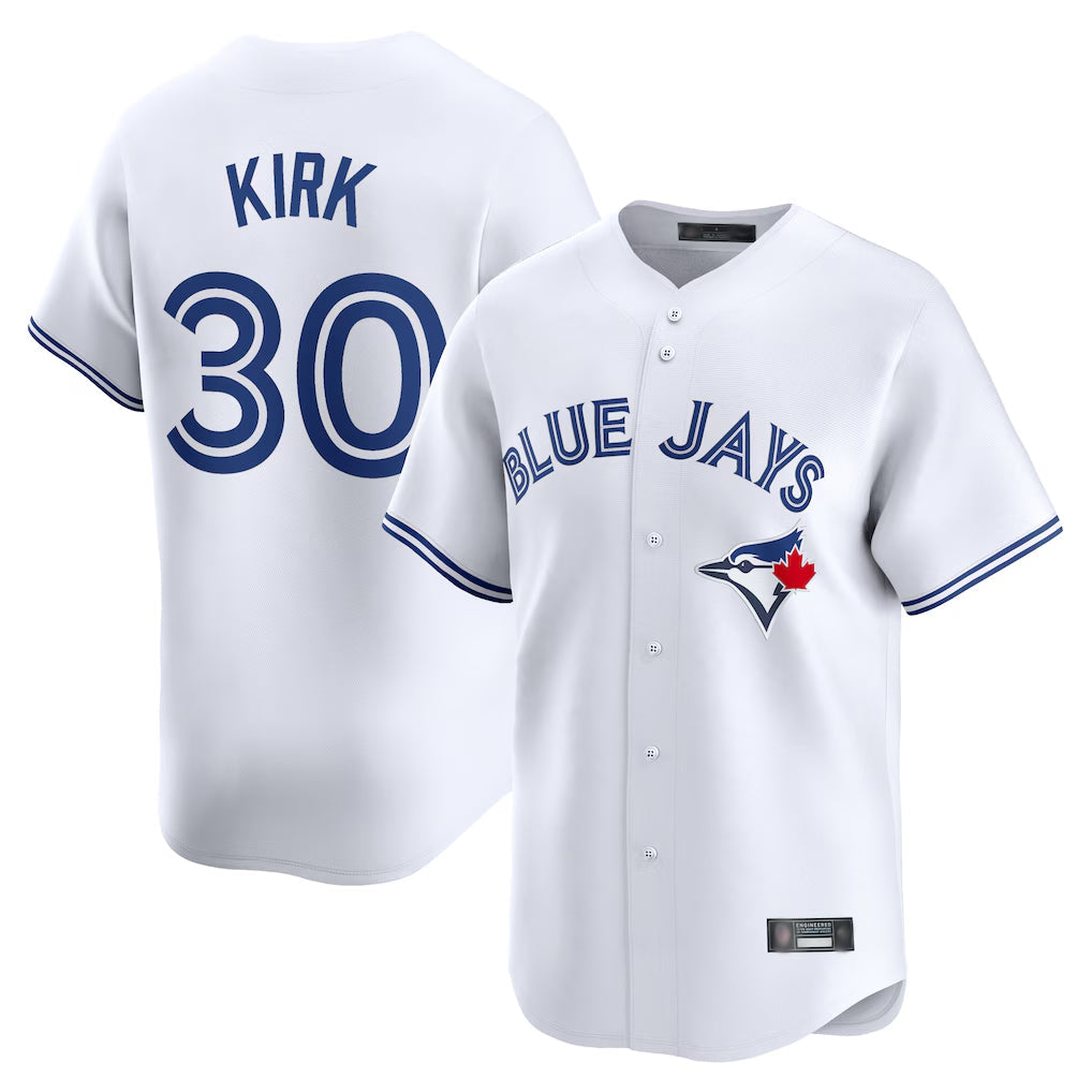 MATTH T.Blue Jays #30 Alejandro Kirk Player White Home Limited Stitched Jerseys