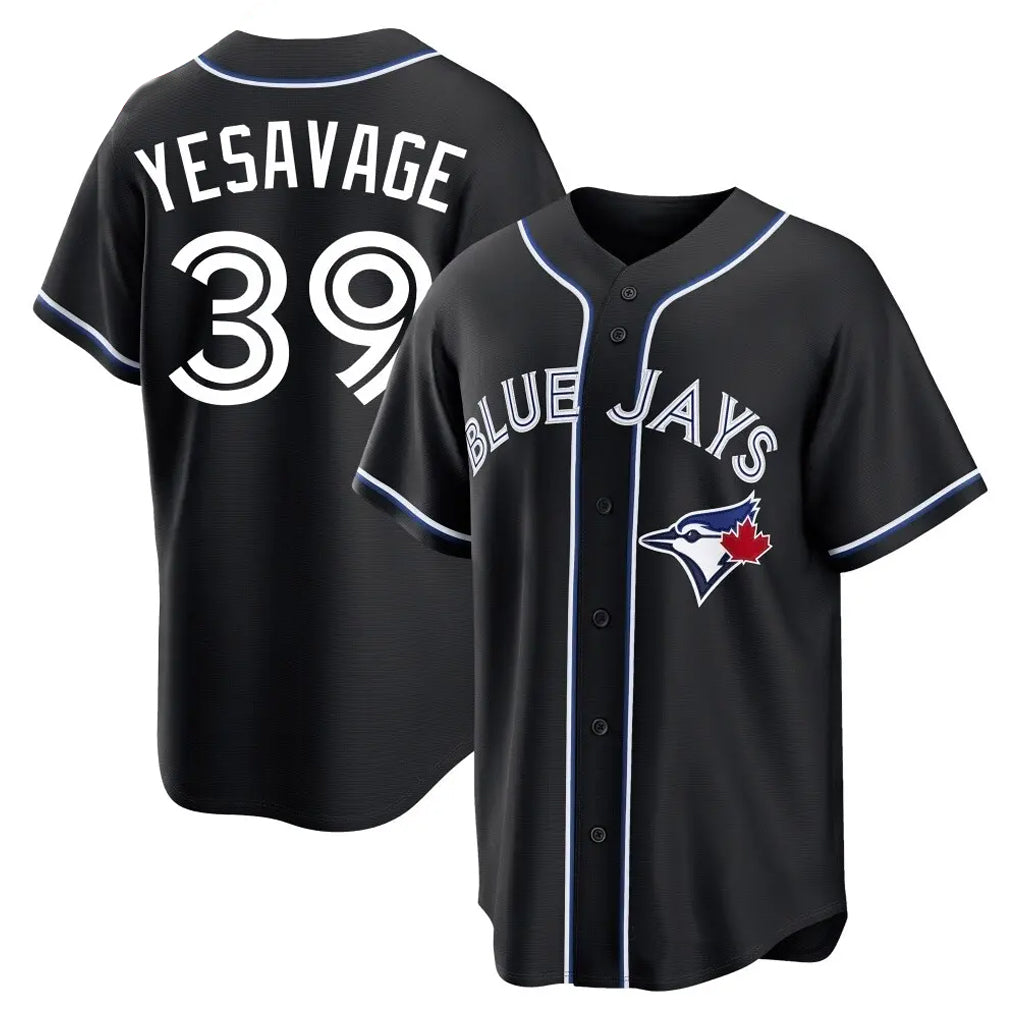 MATTH T.Blue Jays #39 Trey Yesavage Player Black Home Game Stitched Jerseys