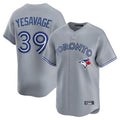 MATTH T.Blue Jays #39 Trey Yesavage Player Gray Home Limited Stitched Jerseys