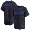 MATTH T.Blue Jays #47 Addison Barger Player Black&Blue City Connect Limited Stitched Jerseys