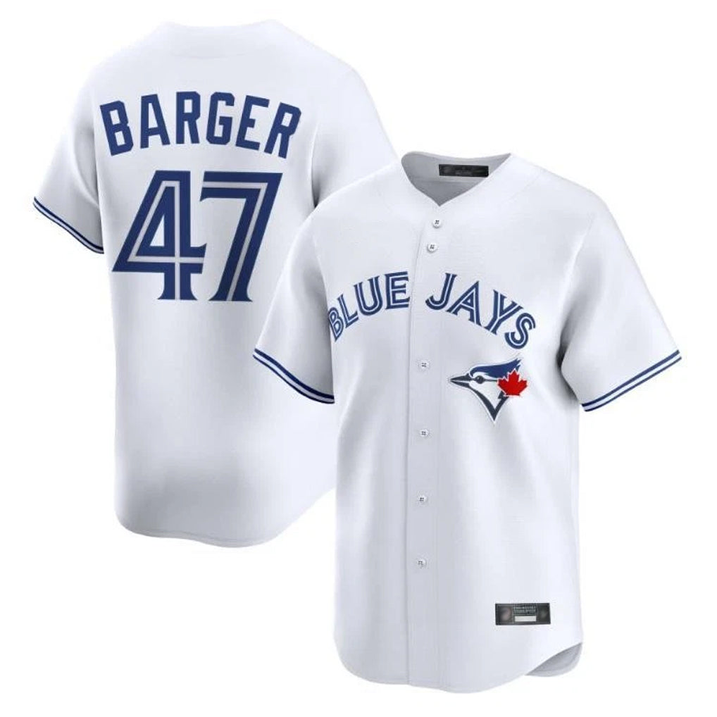 MATTH T.Blue Jays #47 Addison Barger Player White Home Limited Stitched Jerseys