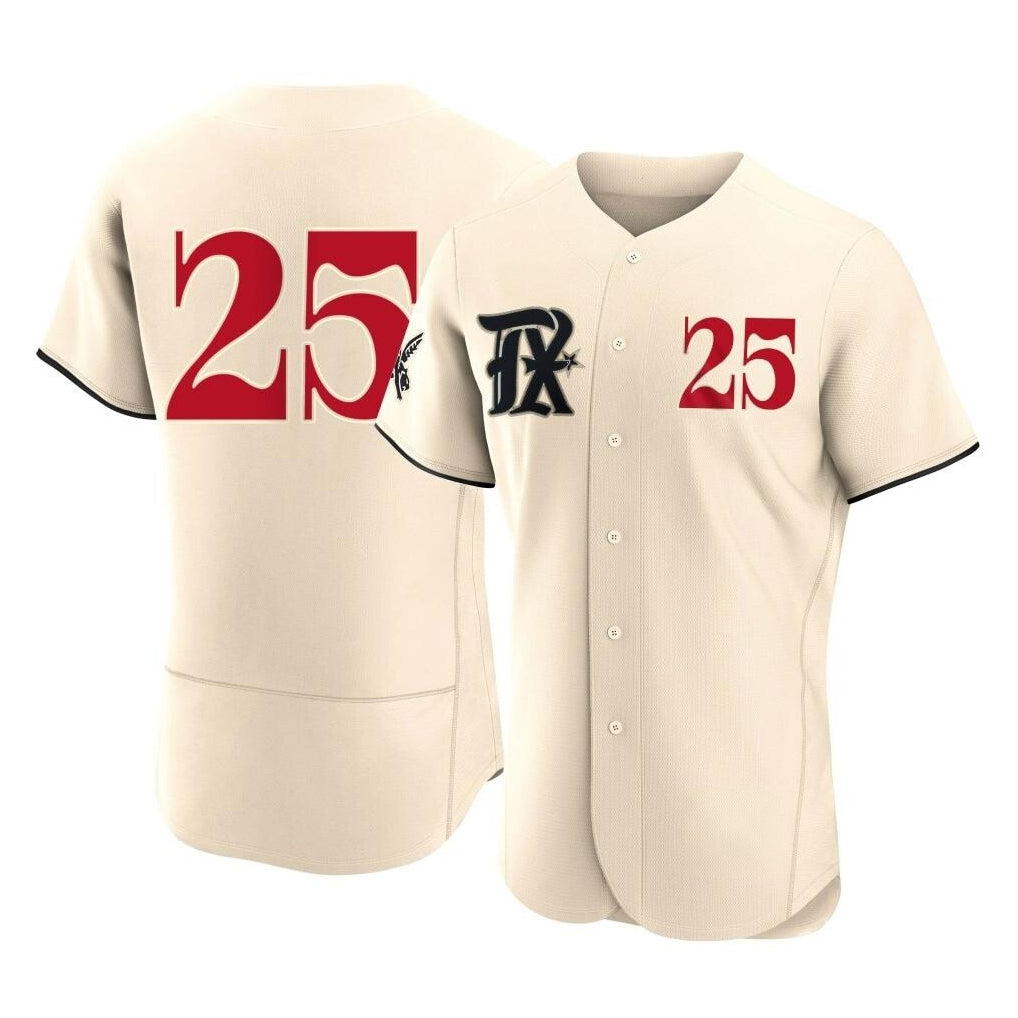 MATTH T.Rangers #25 Buddy Bell Player Cream Limited City Connect Stitched Jerseys