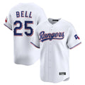 MATTH T.Rangers #25 Buddy Bell Player White Home Limited Stitched Jerseys