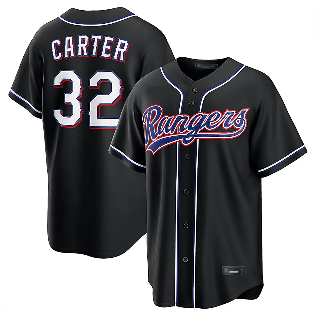 MATTH T.Rangers #32 Evan Carter Player Black 2026 Out Fashion Replica Stitched Jerseys