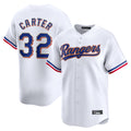 MATTH T.Rangers #32 Evan Carter Player Gold Collection Limited Edition White Stitched Jerseys