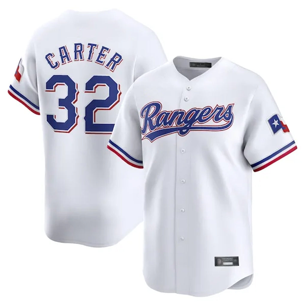 MATTH T.Rangers #32 Evan Carter Player White Home Limited Stitched Jerseys
