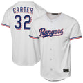 MATTH T.Rangers #32 Evan Carter Player White Home Replica Stitched Jerseys