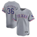 MATTH T.Rangers #36 Wyatt Langford Player Gray Home Limited Stitched Jerseys