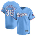 MATTH T.Rangers #36 Wyatt Langford Player Light Blue Home Limited Stitched Jerseys