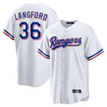 MATTH T.Rangers #36 Wyatt Langford Player White Home Game Stitched Jerseys