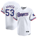 MATTH T.Rangers #53 Adolis Garcia Player White Home Limited Stitched Jerseys