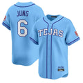 MATTH T.Rangers #6 Josh Jung Player Light Blue 2026 City Connect Limited Stitched Jerseys
