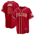 MATTH T.Rangers #6 Josh Jung Player Red 2026 City Connect Limited Stitched Jerseys