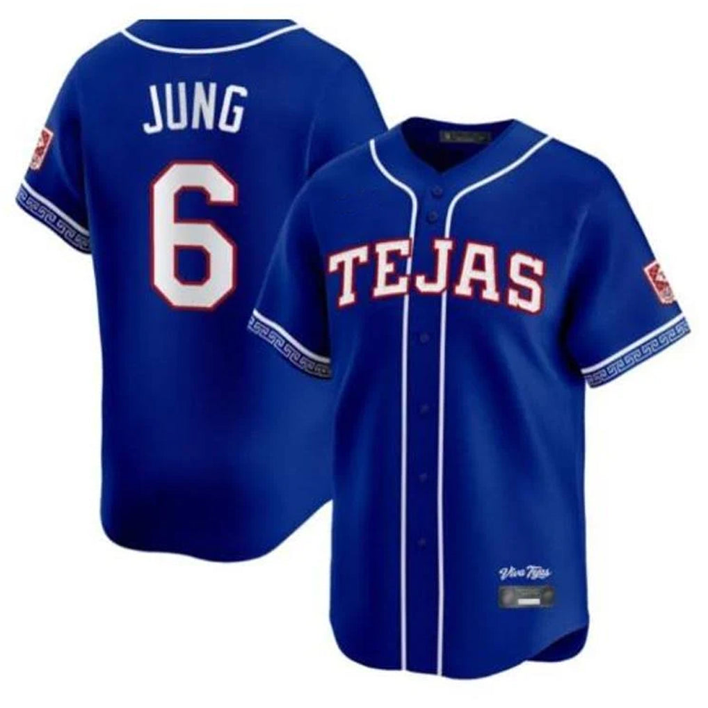 MATTH T.Rangers #6 Josh Jung Player Royal 2026 City Connect Limited Stitched Jerseys