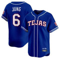 MATTH T.Rangers #6 Josh Jung Player Royal 2026 City Connect Limited Stitched Jerseys