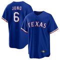 MATTH T.Rangers #6 Josh Jung Player Royal Limited Home Stitched Jerseys