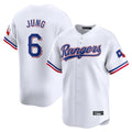 MATTH T.Rangers #6 Josh Jung Player White&Blue Home Limited Stitched Jerseys