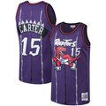 MATTH T.Raptors #15 Vince Carter Mitchell & Ness Purple 199899 Big & Tall Hardwood Classics Swingman Jerseys