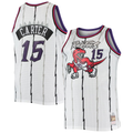 MATTH T.Raptors #15 Vince Carter Mitchell & Ness White 1998-99 Big & Tall Hardwood Classics Swingman Jerseys