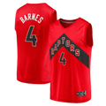 MATTH T.Raptors #4 Scottie Barnes Red Fast Break Replica Jerseys - Icon Edition