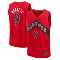 MATTH T.Raptors #9 RJ Barrett Red Fast Break Jerseys - Icon Edition