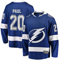 MATTH TB.Lightning #20 Nicholas Paul Blue Home Breakaway Player Jerseys