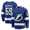 MATTH TB.Lightning #59 Jake Guentzel Blue Home Premier Breakaway Player Jerseys