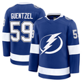 MATTH TB.Lightning #59 Jake Guentzel Blue Home Premium Jerseys