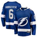 MATTH TB.Lightning #6 Nick Abruzzese Blue Home Breakaway Jerseys