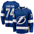 MATTH TB.Lightning #74 John Carlson Blue Home Breakaway Jerseys
