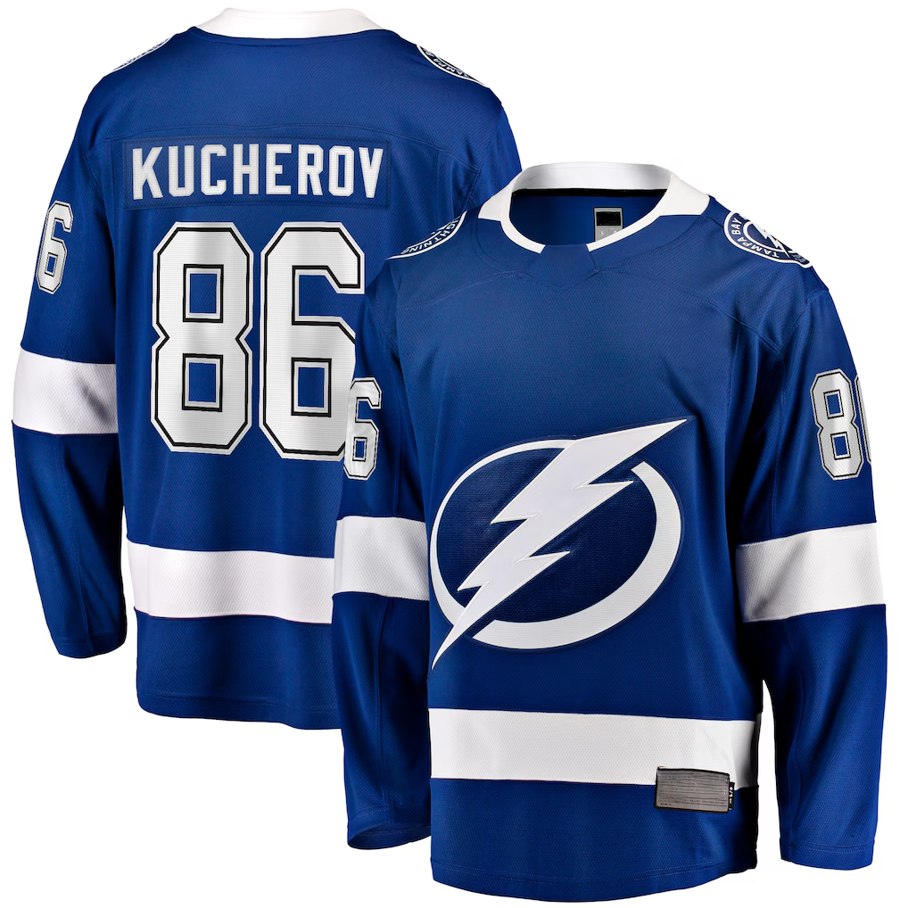MATTH TB.Lightning #86 Nikita Kucherov Blue Home Breakaway Jerseys